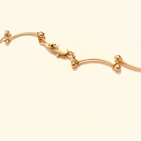 DAINTY Gold Plated 16 inch Chain Necklace - Picture 2 of 4